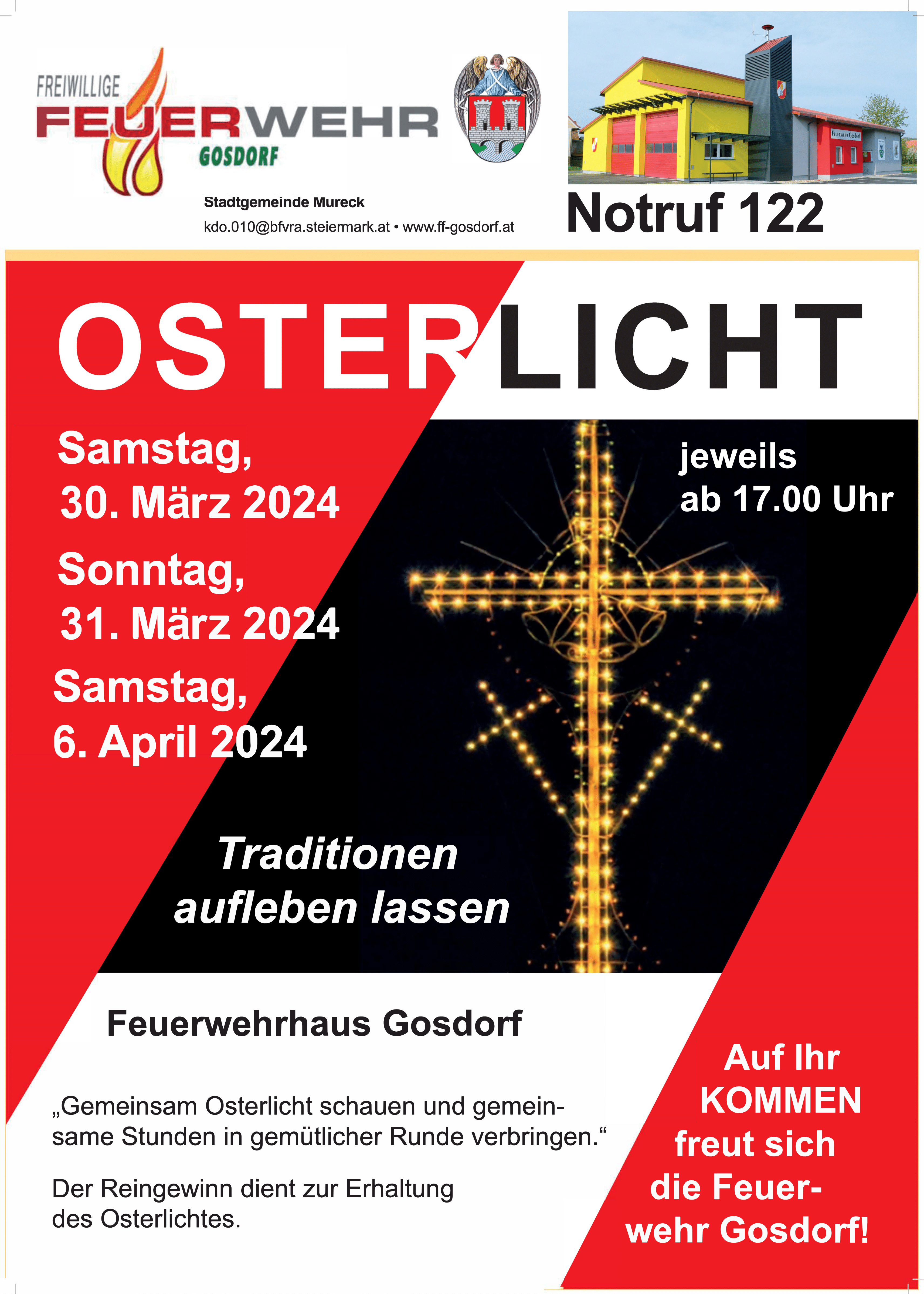 Plakat A2 Osterlicht 2024 Druck 1